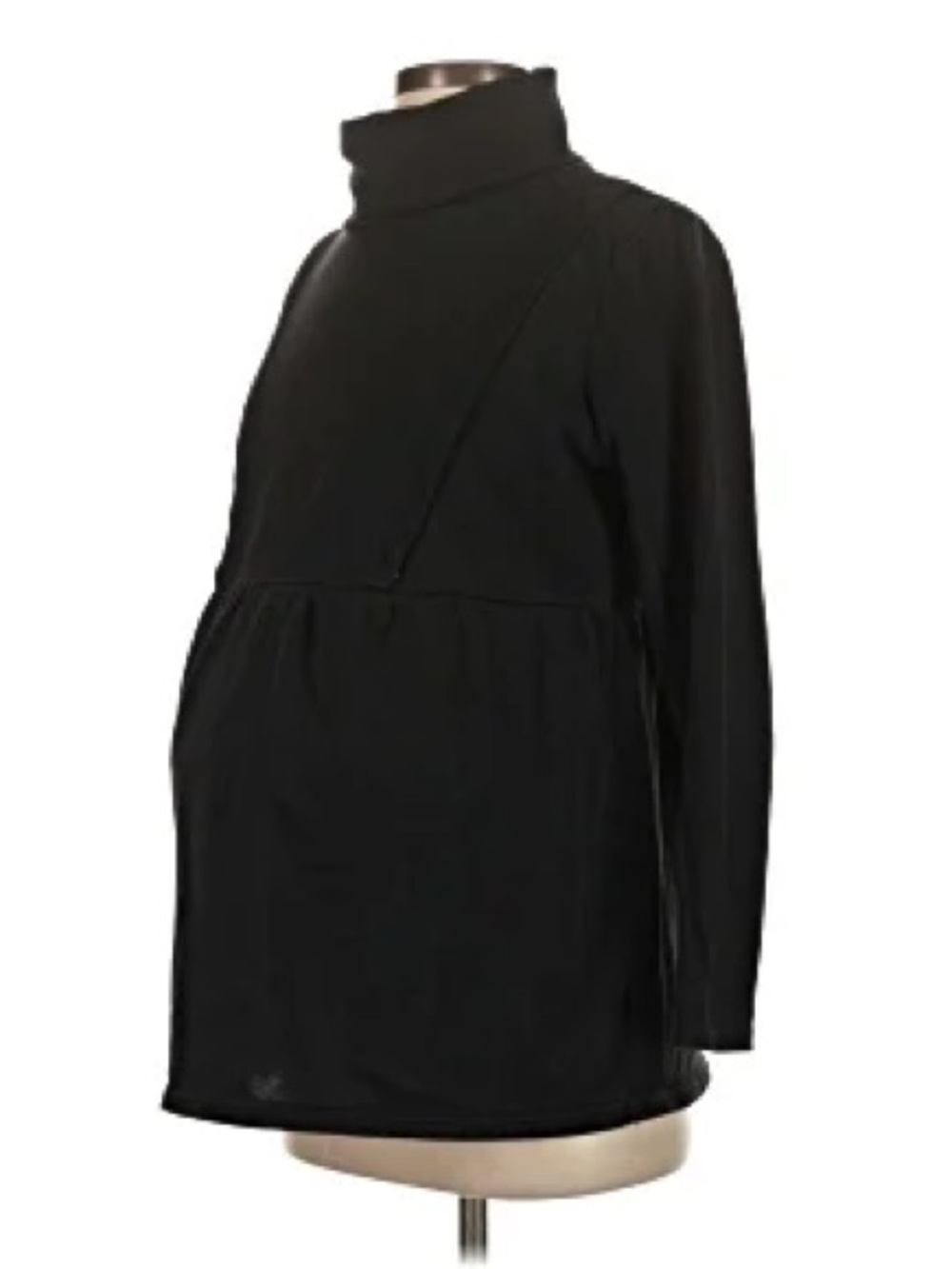 Seraphine Maternity Black Nursing Top